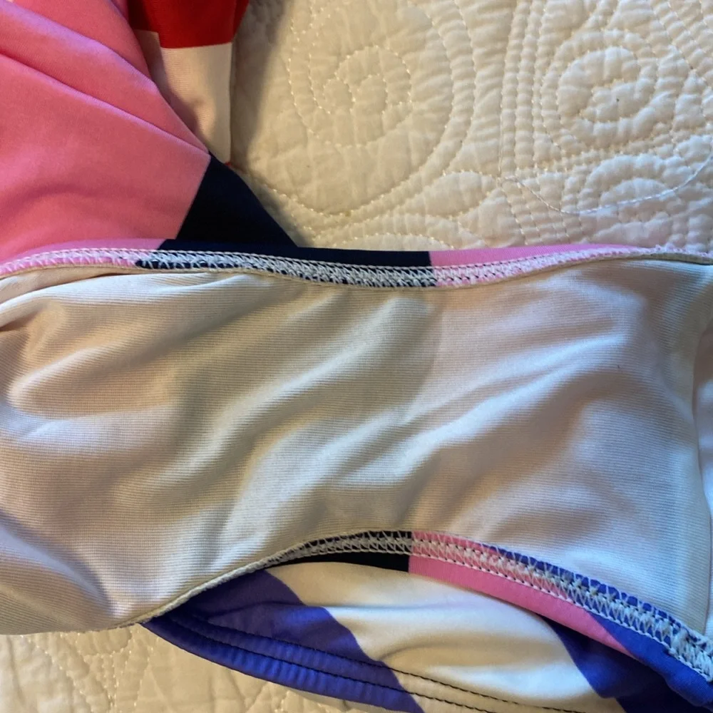 Kate Spade strapless striped one- piece swimsuit - Picture 6 of 6